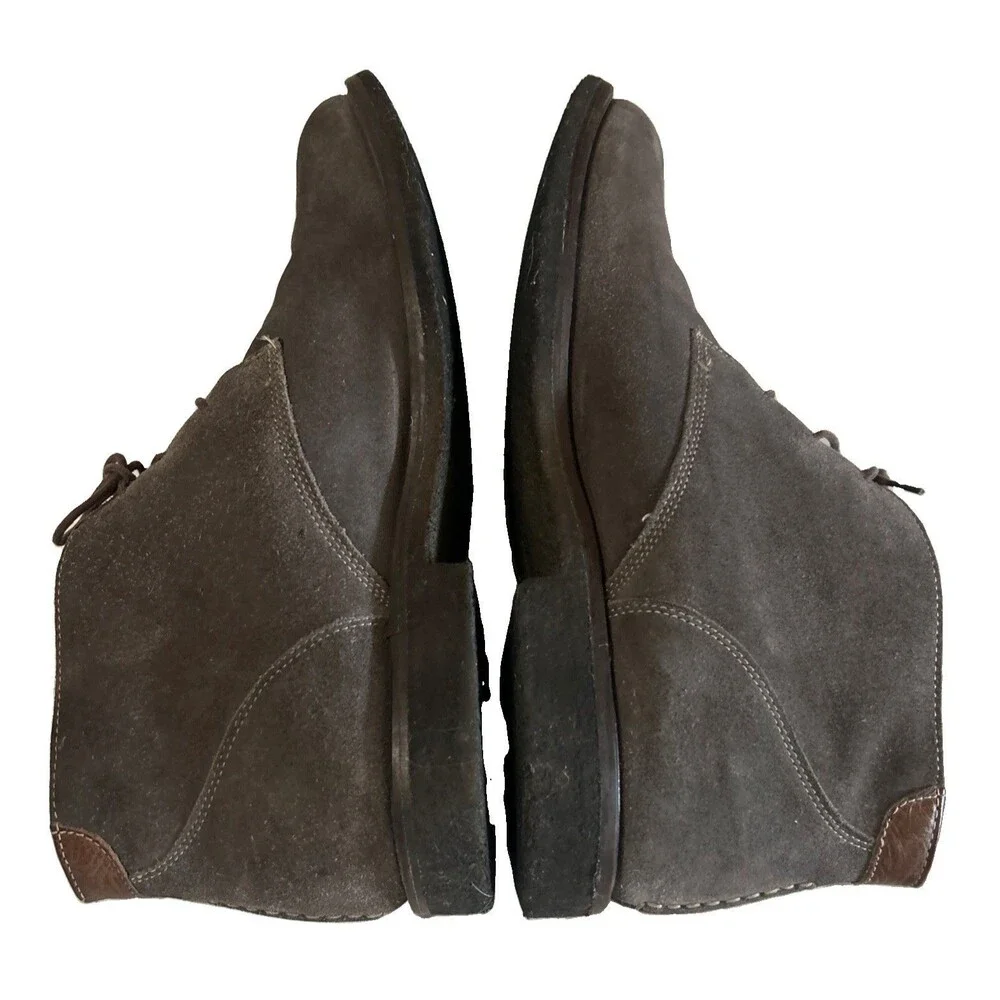 Johnston & Murphy Copeland Mens 13M Brown Suede Chukka Ankle Boots Crepe Sole